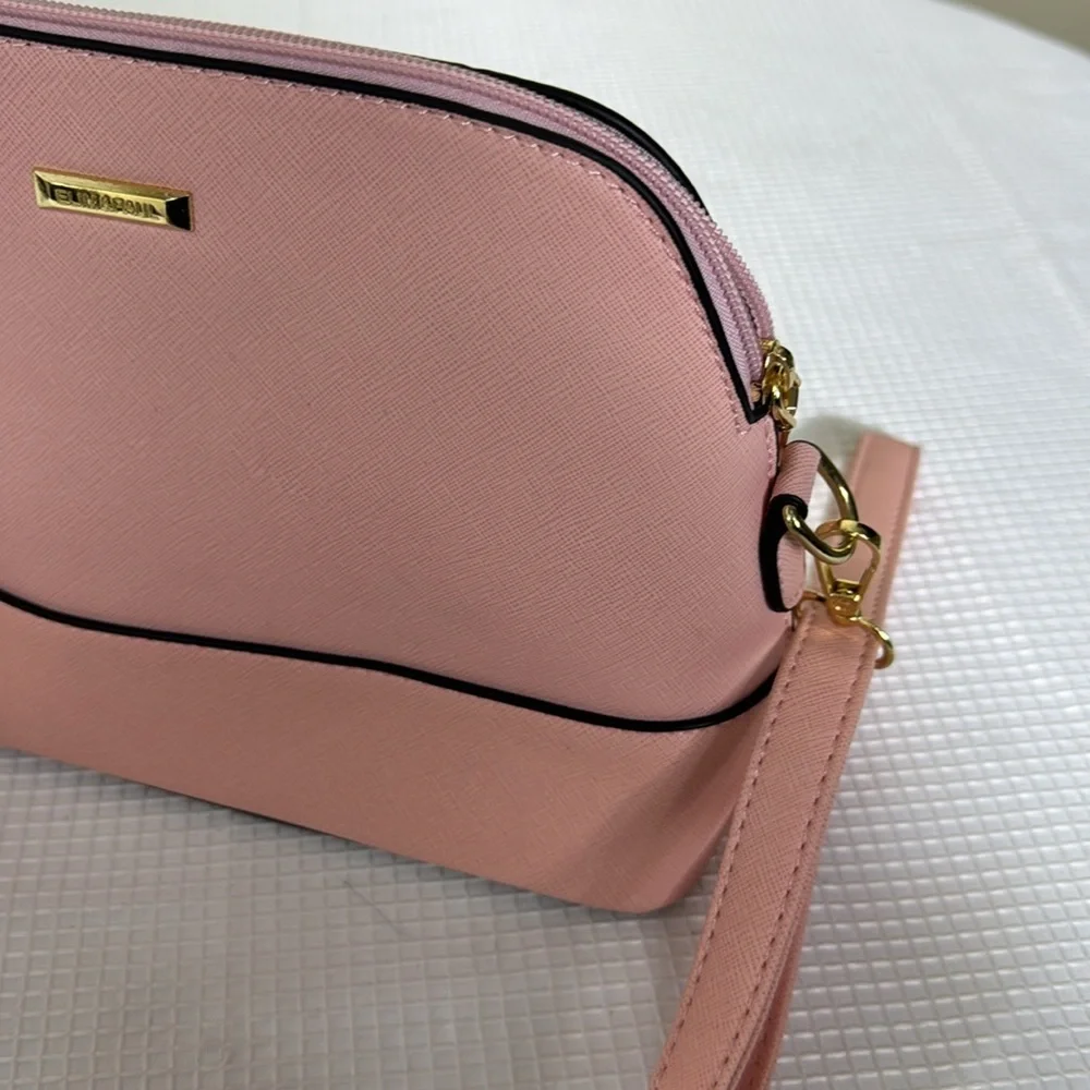Elegant Pink Crossbody Bag Elim & Paul NWOT